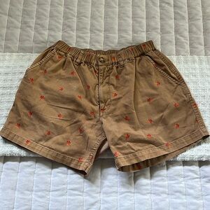 Size M Men’s Chubbies Maple Leaf Khaki Shorts 5.5in Inseam